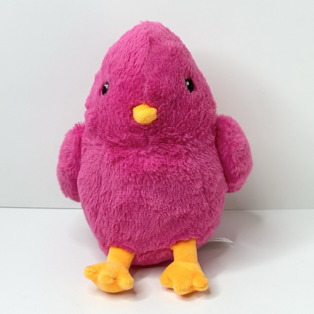 Spark Create Imagine Pink Baby Chick Plush Stuffed Animal Rattle Crinkle 8"